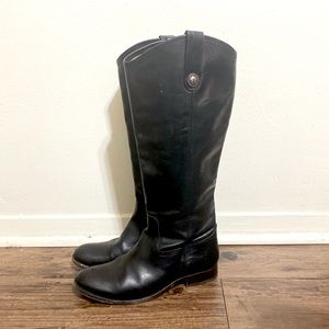 Black Frye leather boots size 9b